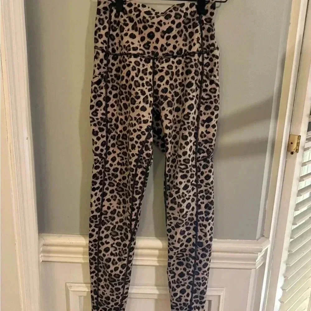Ododos Leopard Print Women's Leggings